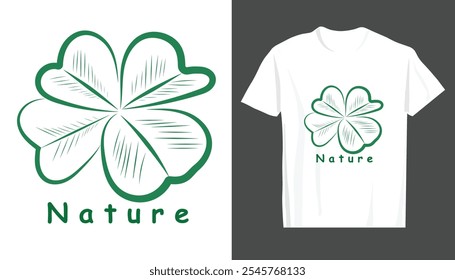 Nature vector illustration and T-shirt design. Vector illustration design for fashion graphics, t shirt prints, tees, posters, stickers.