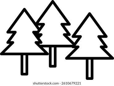 Nature Vector Line Icon Design