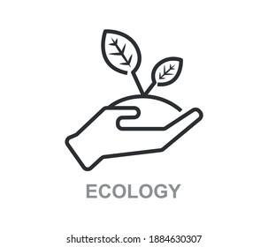 Nature Vector Line Icon. Simple Thin Line Icon, Premium Quality Design element. ecological farming concept.
