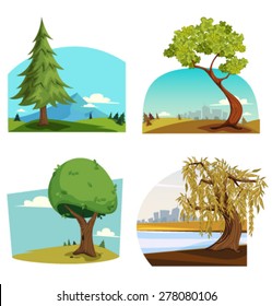 Nature vector set