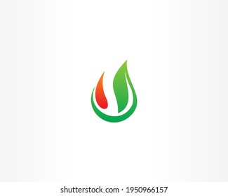 Nature vector symbol logo design concept