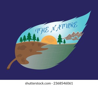 The Nature Vector T-Shirt Design