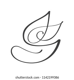 nature Vegan leaf vector logo template design calligraphy illustration, food design. Handwritten lettering for restaurant, cafe raw menu. Elements for labels, logos, badges, stickers or icons.