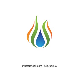 Nature water logo