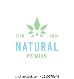 Naturaleza Premium Vector Ilustración del logotipo Diseño orgánico