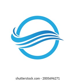 nature water Wave symbol vector illustration design