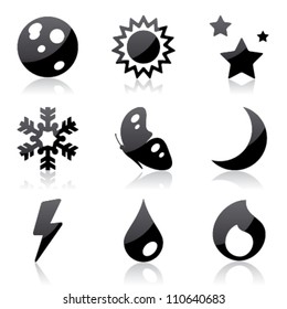 Nature weather icons