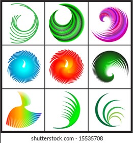 nature and weather logo collection