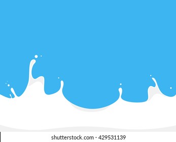 nature white milk splash vector background. healthy Eating