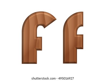Nature wooden texture font-06 uppercase and lowercase alphabet 
