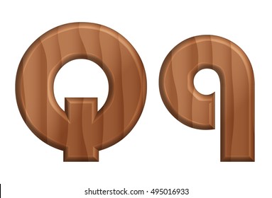Nature wooden texture font-17 uppercase and lowercase alphabet 
