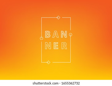 Nature yellow gradient background. Abstract Bright color background. Ui Ux trendy web vector backdrop. Nature color trendy vector banner for text. Trendy yellow color lava gradient.