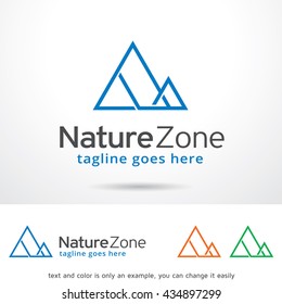 Nature Zone Logo Template Design Vector