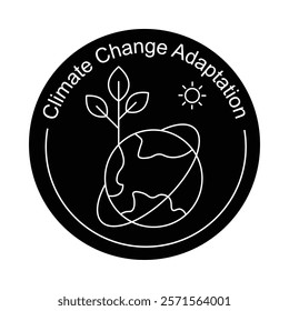 Nature-Based Solutions for Climate Adaptation Illustration.