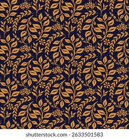 Nature-Inspired Floral Seamless Pattern for Surface Design