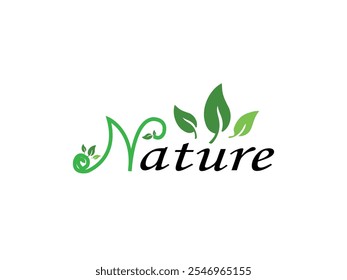 "Nature-Inspired Logo Design with Earthy Color Shades"