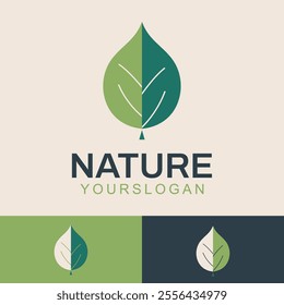 Nature-Inspired Logo for Eco-Friendly Brands