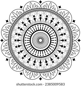 Nature-Inspired Mandala vector design made by jahangir alam