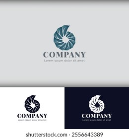 Nature-Inspired Nautical Logo: A Fusion of Earth and Sea Serenity