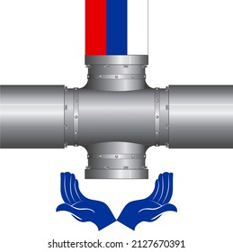 Naturel gas russian and ukraine. World Flags. War or Peace