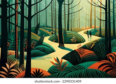 Nature's beauty, serene and lush. Home to life, a precious hush. 