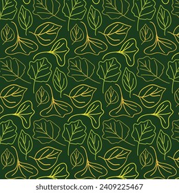 Nature's Palette: Abstract Patterns Inspired by Earth's Colors Leaf Pattern