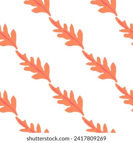 Nature-themed seamless background, blending doodle art and botanical elements for diverse design applications in fashion and decor.