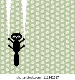 Naughty cat