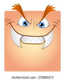 Naughty Devil Smile Box Smiley