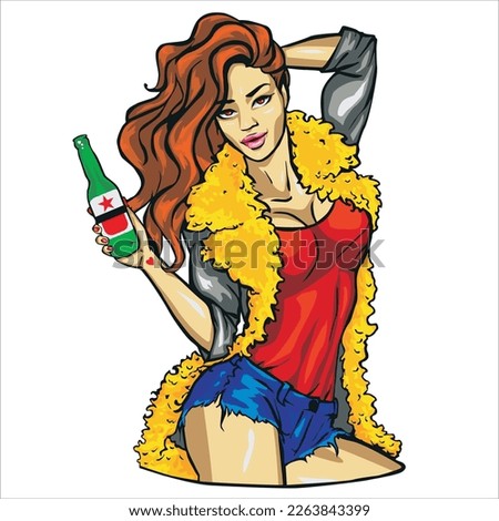 naughty girls in vector art