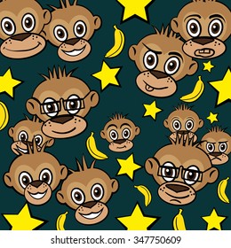 naughty monkey background