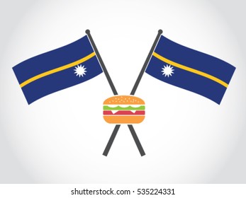 Nauru Emblem Burger