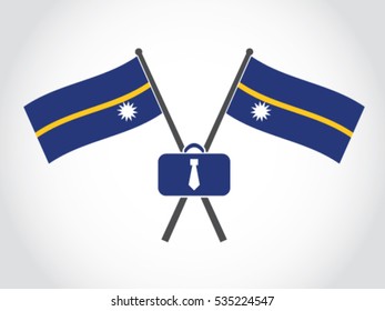 Nauru Emblem Work Duty