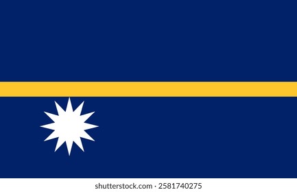 Nauru Flag, Flag of Nauru