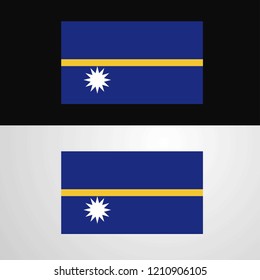 Nauru Flag banner design