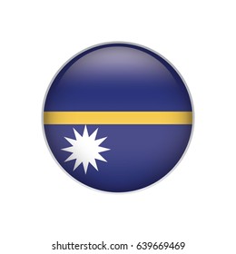 Nauru flag button