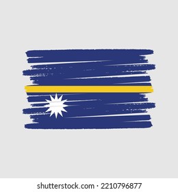 Nauru Flag Vector. National Flag
