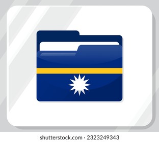 Flag-Symbol für die Fahne von Nauru