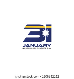 Nauru Independence day january vector