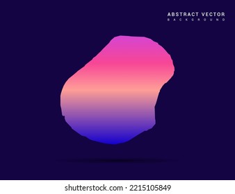 Nauru map of Colorful gradient style vector Illustration.