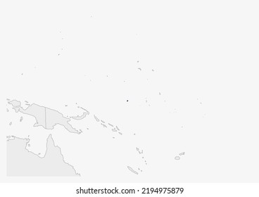 Nauru map highlighted in Nauru flag colors, gray map with neighboring countries.