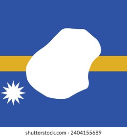 nauru map icon vector template illustration logo design wallpaper background