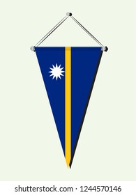 Nauru national flag 