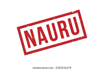 Vector de sello de goma de Nauru