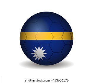 nauru soccer ball