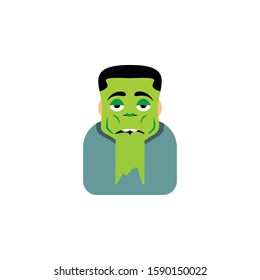 nauseous face man icon vector illustration