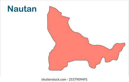 Nautan subdivision map ,Siwan District, Bihar State, Republic of India, Government of Bihar, Indian territory, Eastern India, politics, village, tourism