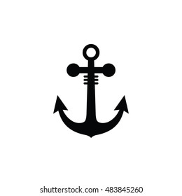 Nautical Anchor Silhouette