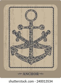 Nautical Anchor vector