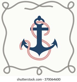 Nautical Anchor vector isolated